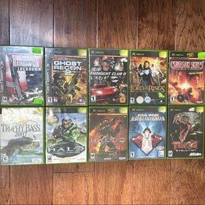 LOT of 10 XBOX Games